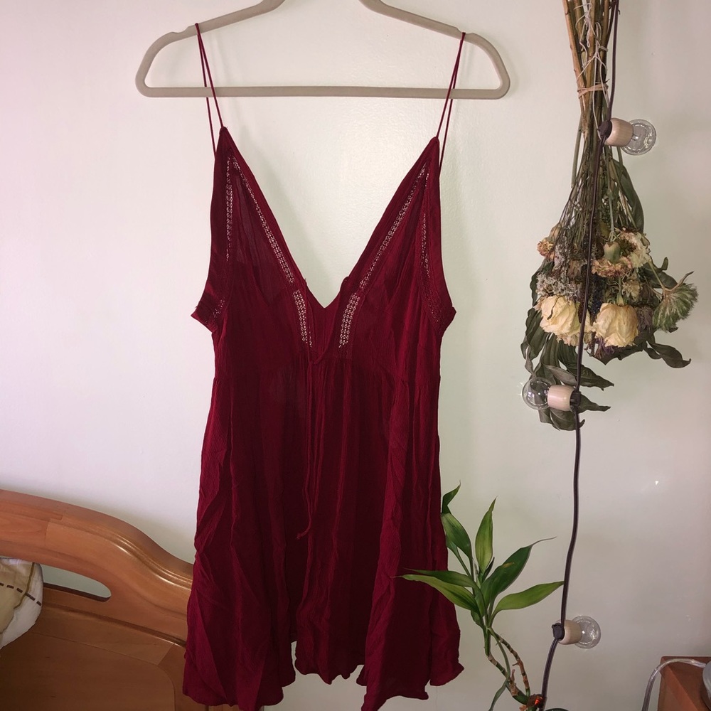 ——SOLD ON DEPOP——FREE PEOPLE SLIP ON DRESS